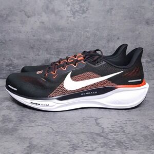 NIKE Air Zoom‎ Pegasus 41 Running Shoes Mens 13 Cincinnati Bengals Black Orange